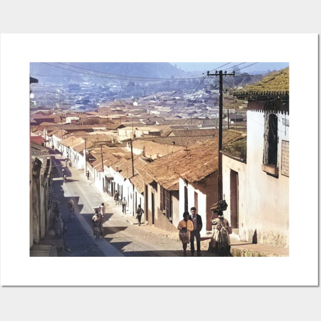 vintage colorized photo of Quetzaltenango Guatemala Wall Art by In Memory of Jerry Frank